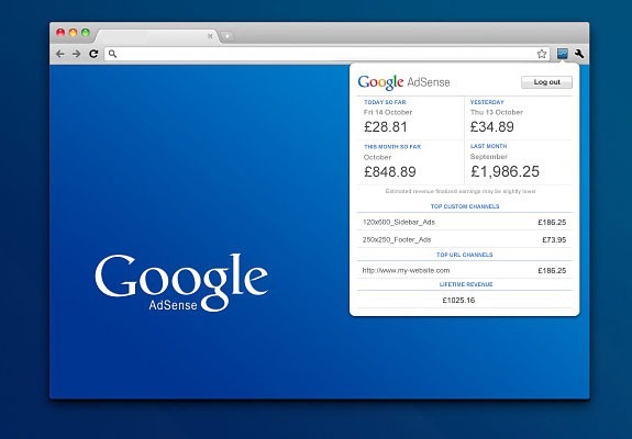 谷歌推专供Chrome用户查询AdSense的插件