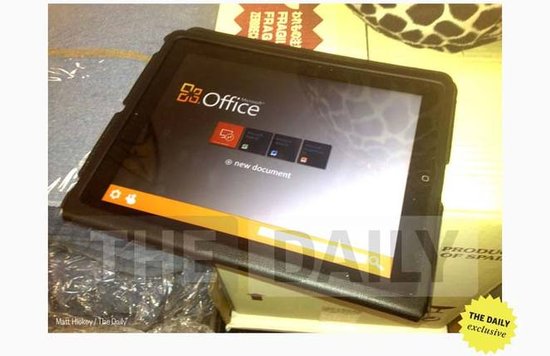 微软将在未来数周内发布iPad版Office软件